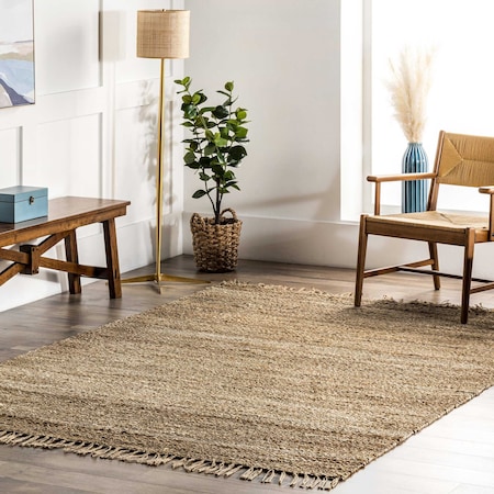 Nuloom Handmade Benavides Tassel Area Rug 5ft x 8ft CLAL01E-508